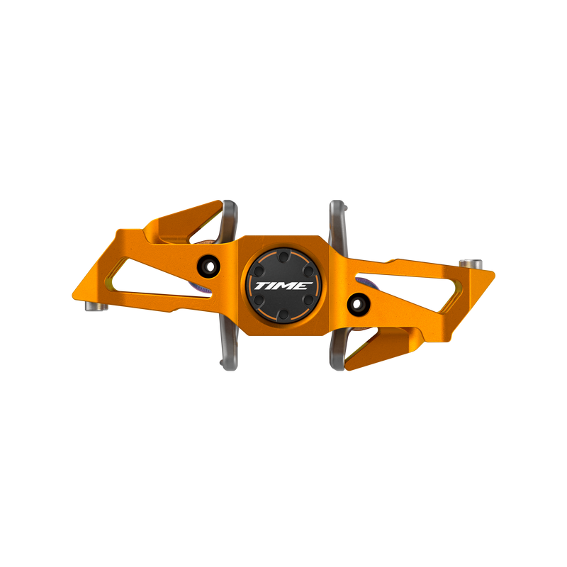 Load image into Gallery viewer, Time Speciale 10 Pedals - Dual Sided Clipless with Platform, Aluminum, 9/16", Tangerine, Small, B1
