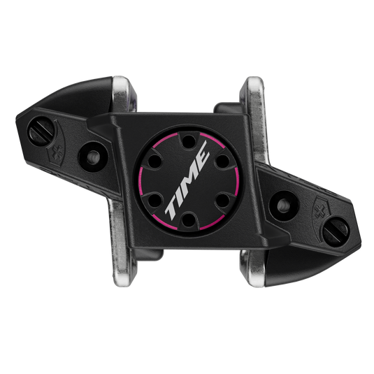 Time ATAC XC 6 Pedals - Dual Sided Clipless, Composite, 9/16", Black/Purple, B1