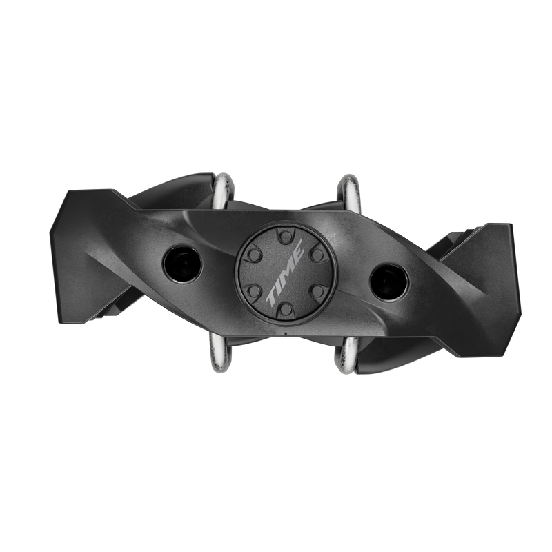 Load image into Gallery viewer, Time MX 4 Pedals - Dual Sided Clipless with Platform, Aluminum, 9/16", Black, B1

