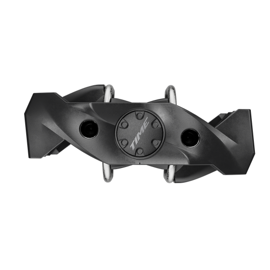 Time MX 4 Pedals - Dual Sided Clipless with Platform, Aluminum, 9/16", Black, B1