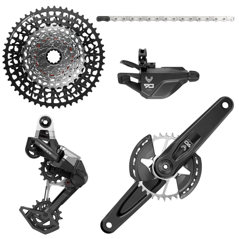 Load image into Gallery viewer, SRAM Eagle 90 T-Type Groupset - 165mm Wide Crank, 32t Chainring, Trigger Shifter, 10-52t 12-Speed Cassette, Rear
