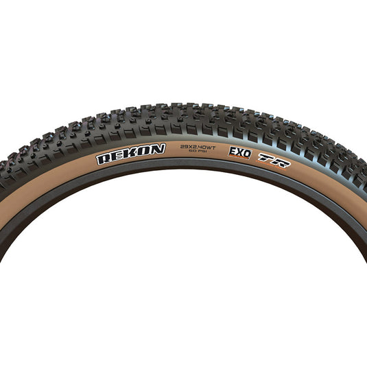 Maxxis Rekon Tire 29 x 2.6 Tubeless Folding Black/Dark Tan Dual EXO Wide Trail