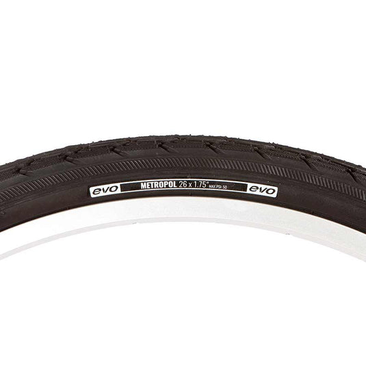 EVO Metropol Tire 700x40C Wire, Clincher, Black