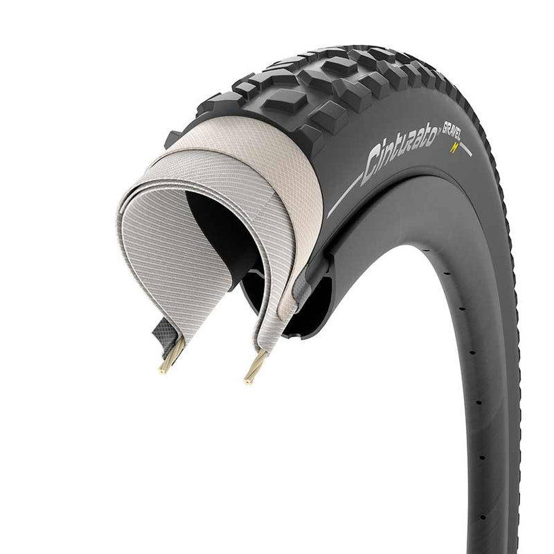 Load image into Gallery viewer, Pirelli Cinturato Gravel M Tire Tubeless Folding Black SpeedGRIP 700 x 45
