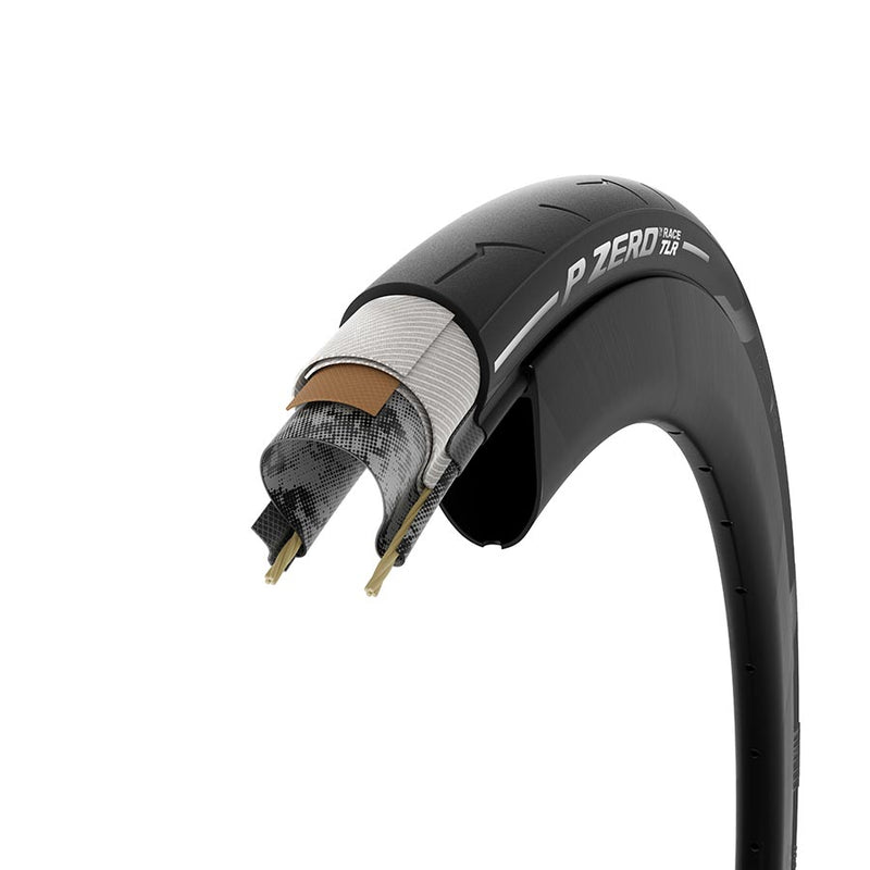 Load image into Gallery viewer, Pirelli PZero Race TLR Road Tire, 700x40C, Folding, Tubeless Ready, SmartEVO, TechWALL+, 127TPI, Black
