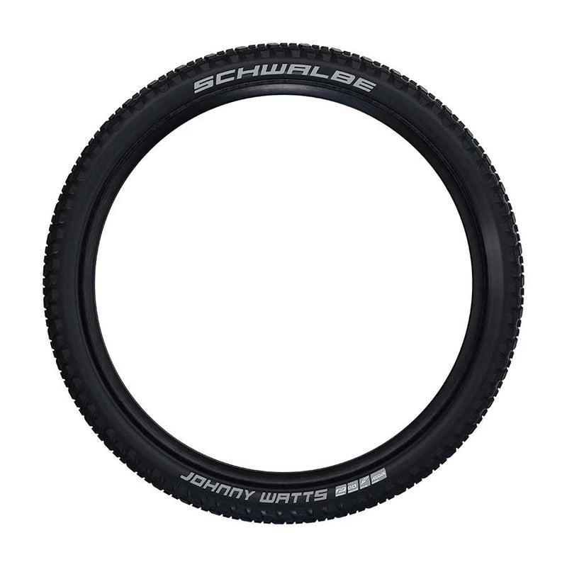 Load image into Gallery viewer, Schwalbe Johnny Watts Tire 27.5''x2.80, Folding, Addix E, SnakeSkin, Perf, DoubleDefense, RaceGuard, Black
