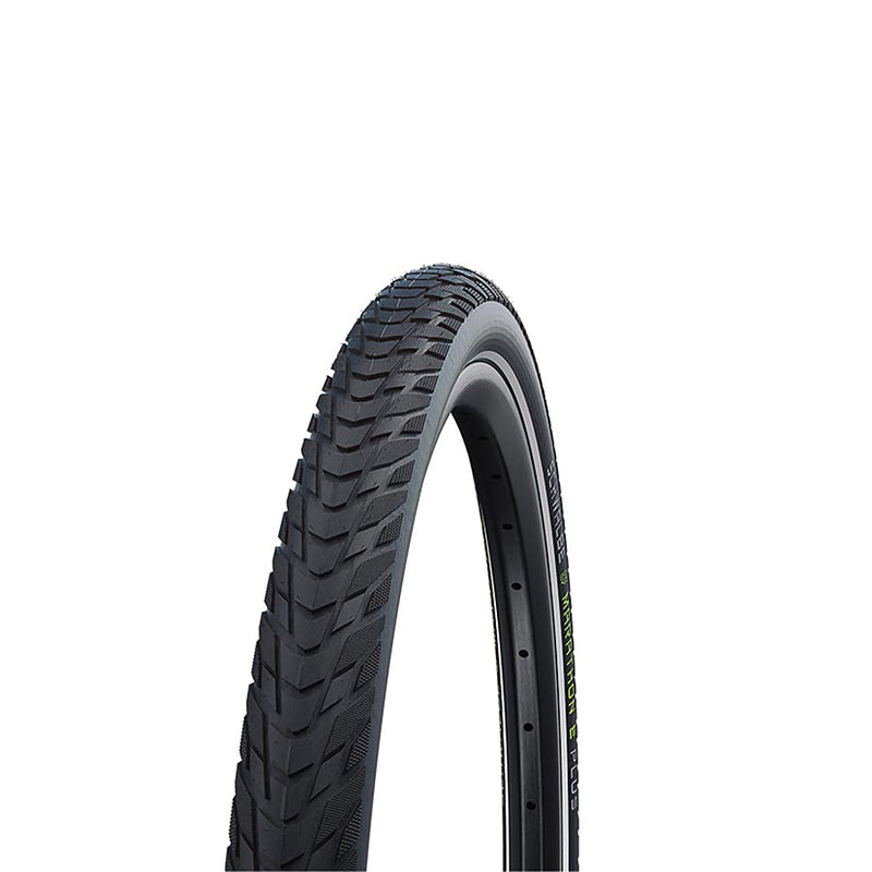 Load image into Gallery viewer, Schwalbe Marathon E-Plus Hybrid Tire, 27.5''x2.00, Wire, Clincher, Endurance, SmartGuard, 67TPI, Black
