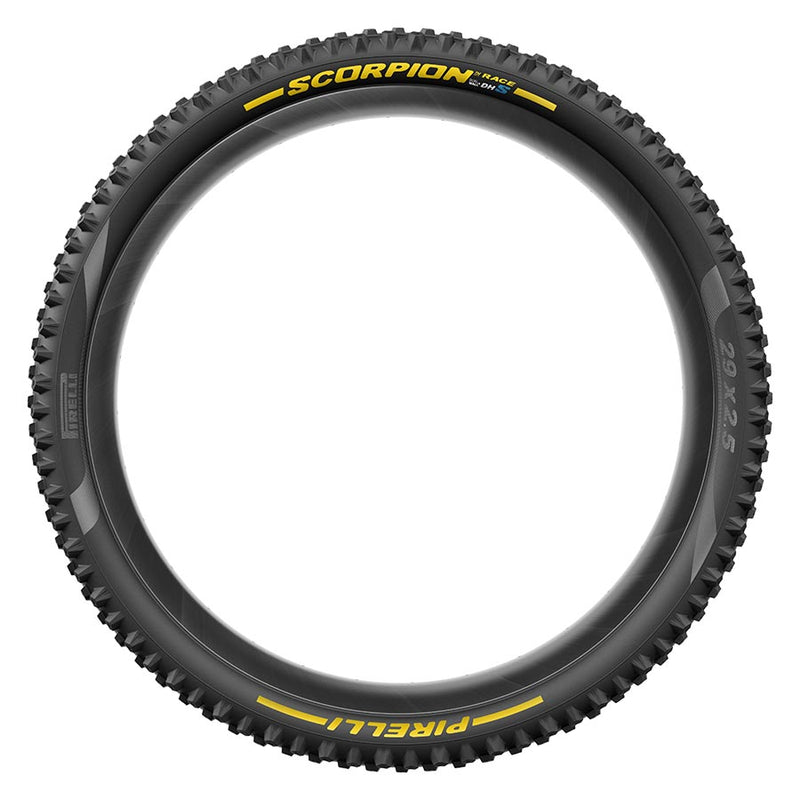 Load image into Gallery viewer, Pack of 2 Pirelli Scorpion Race DH S Tire - 29 x 2.5, Clincher, Wire, Yellow Label, DualWALL+, SmartEVO DH
