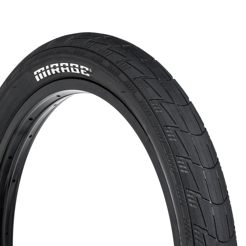 Load image into Gallery viewer, Pack of 2 Eclat Mirage Tire 20 x 2.25 TPI 110 Clincher Wire Black BMX Bike
