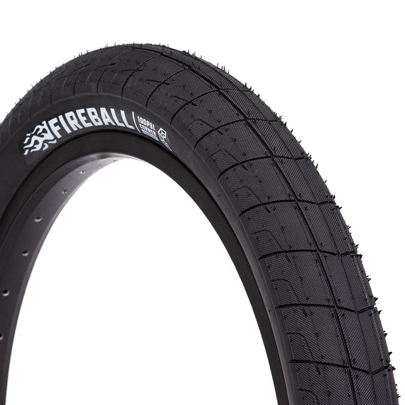 Load image into Gallery viewer, Eclat Fireball Tire 20 x 2.4 TPI 60 Clincher Wire Black Reflective BMX
