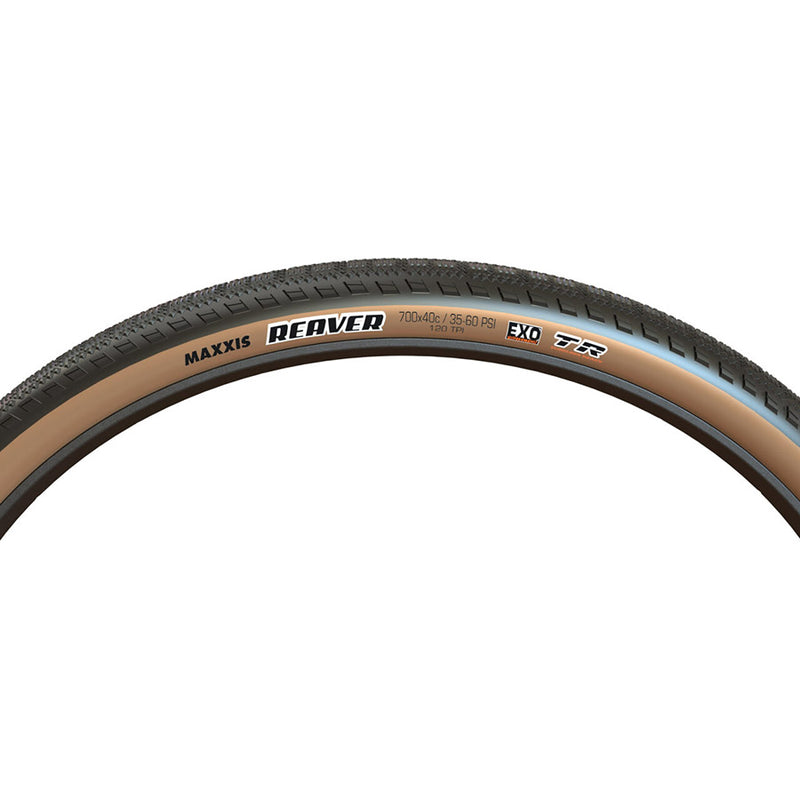 Load image into Gallery viewer, Maxxis Reaver Gravel Tire 700x45C, Folding, Tubeless Ready, HYPR-X, EXO, 120TPI, Tanwall
