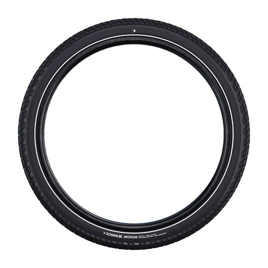 Schwalbe Motion Pick-Up Tire - 20 x 2.35, Clincher, Wire, Black/Reflex, Standard, Super Defense, Addix, E-50