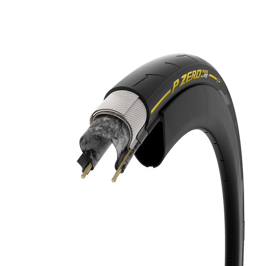 Pirelli P ZERO Race RS TLR Road Tire, 700x32C, Folding, Tubeless Ready, SmartEVO AS, TechLINER Road, 120, Team Edition