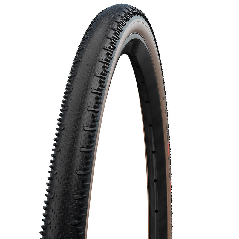 Load image into Gallery viewer, Schwalbe G-One RS Pro Gravel Tire 28''x1.35 Tubeless-Ready, Addix Race, V-Guard, Folding - Light Terrain, Road &amp; Off-Road Performance
