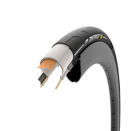 Pirelli P ZERO™ Race RS Road Tire, 700x30C, Folding, Clincher, SmartEVO2, TechBELT, 127TPI, Black