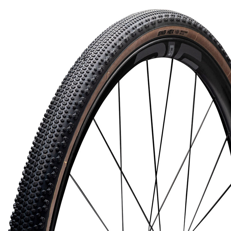 Load image into Gallery viewer, ENVE HEX Gravel Tire 700x40C Folding Tubeless Ready Black/Tan High-Performance, Traction, and Durability
