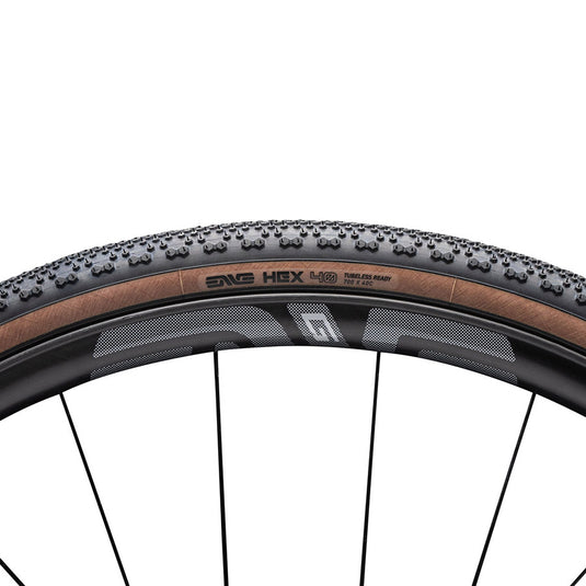 ENVE HEX Gravel Tire 700x40C, Folding, Tubeless Ready, Black/Tan