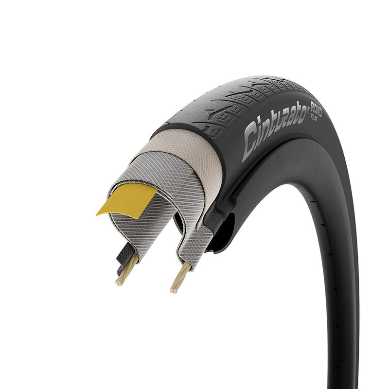 Load image into Gallery viewer, Pirelli Cinturato Road TLR Road Tire, 700x32C, Folding, Tubeless Ready, SmartNET™ Silica, TechWALL+, 60TPI, Black
