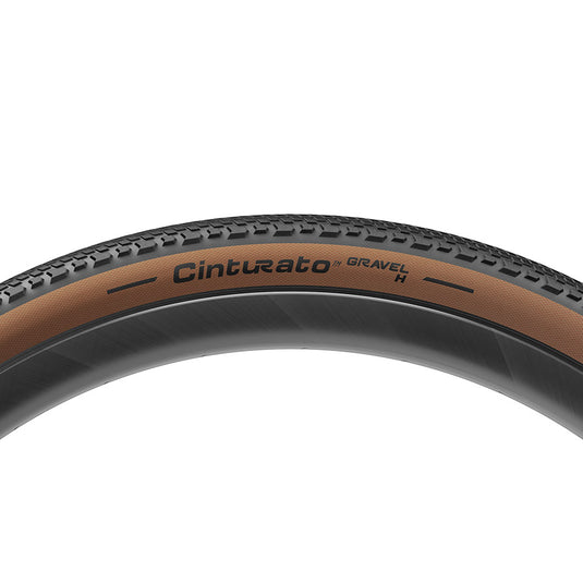 Pirelli Cinturato Gravel H HP-Line, Gravel Tire, 700x45C, Folding, Tubeless Ready, SmartEVO GR, ProWALL Gravel, 120TPI,
