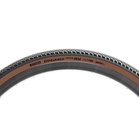 Pirelli Cinturato Gravel RH HP-Line, Gravel Tire, 700x45C, Folding, Tubeless Ready, SmartEVO GR, ProWALL Gravel, 120TPI,
