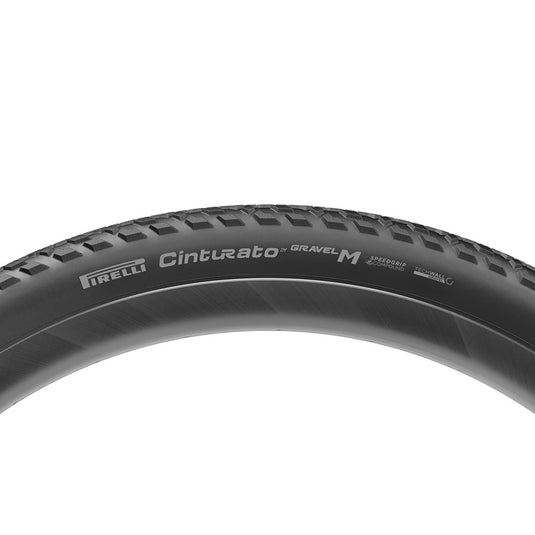 Pirelli Cinturato Gravel M P-Line, Gravel Tire, 27.5x1.75, Folding, Tubeless Ready, SpeedGrip, TechWALL, 60TPI, Black