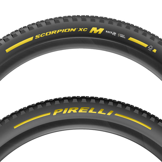 Pirelli Scorpion Race XC M Mountain Tire, 29x2.4, Folding, Tubeless Ready, Race XC Compound, ProWALL, 120TPI, Black
