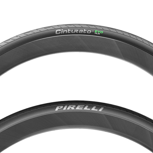 Pirelli Cinturato EVO TLR Road Tire, 700x50C, Folding, Tubeless Ready, SmartEVO AS, TechWALL+, 60TPI, Black