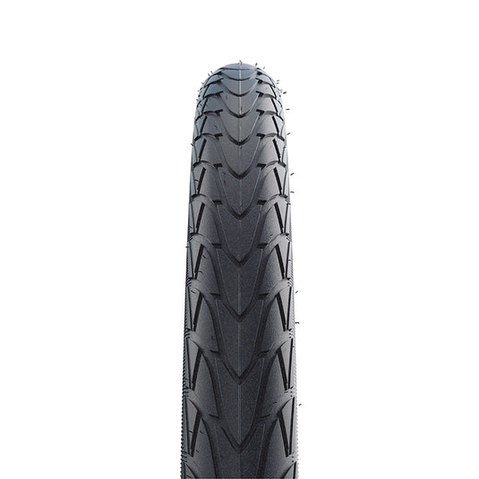Schwalbe Marathon Racer Hybrid Tire, 20''x1.50, Wire, Clincher, Addix Green, RaceGuard, Reflex, 67TPI, Black
