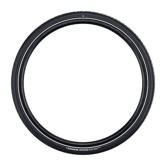 Schwalbe Motion Big Apple Tire - 26 x 2.15, Clincher, Wire, Black/Reflex, Standard, RaceGuard, Addix Green, E-25