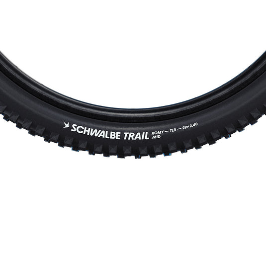 Schwalbe Romy Trail Mountain Tire, 27.5"x2.40, Folding, Tubeless Ready, Mid, TLR, 2x67TPI, Black
