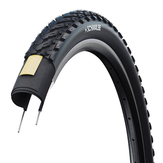 Schwalbe Motion Land Cruiser Hybrid Tire, 700x40C, Wire, Clincher, Green Compound, K-Guard, 50TPI, Black