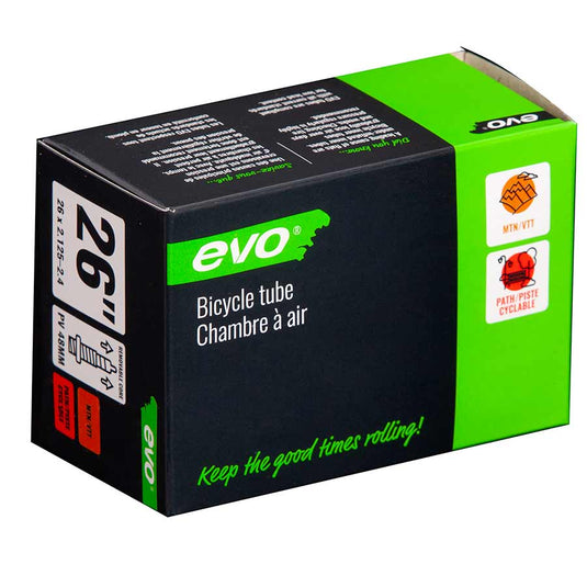 EVO Presta Tube Length: 48mm, 26'', 2.125-2.40