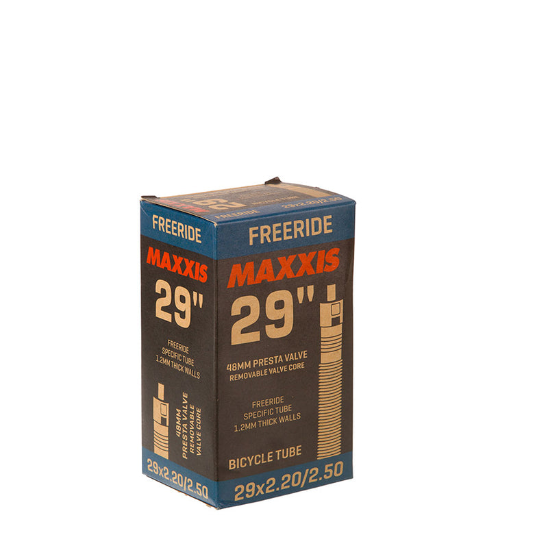 Load image into Gallery viewer, Maxxis Freeride Tube Presta 48mm for 29'' Bikes, 2.20-2.50 Width, Puncture Resistant, High-Performance, Durable Bicycle Inner Tubes (2-Pack)
