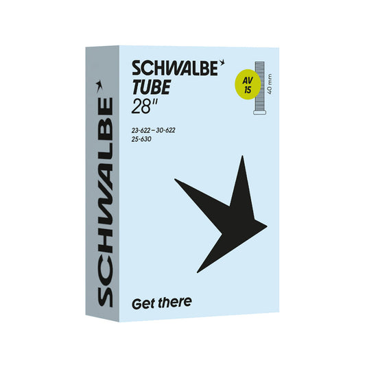 Schwalbe Schrader Inner Tubes 40mm Valve, 700C, 23-30C, Reliable, Long-Lasting Bike Tubes (Pack of 2)