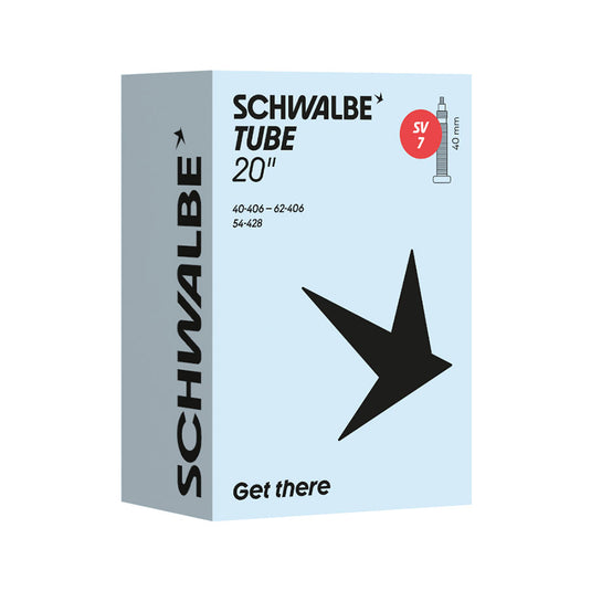 Schwalbe 40mm Presta Bicycle Inner Tubes for 20