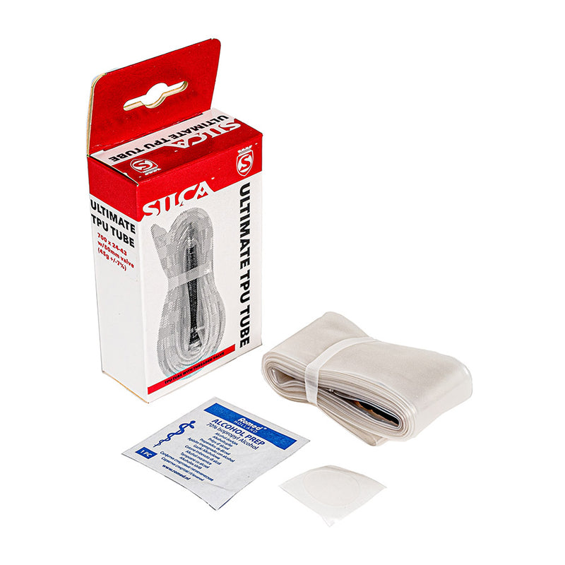Load image into Gallery viewer, Silca TPU Road Tube Presta Removable, Length: 50mm, 700C, 24-43mm, 45g
