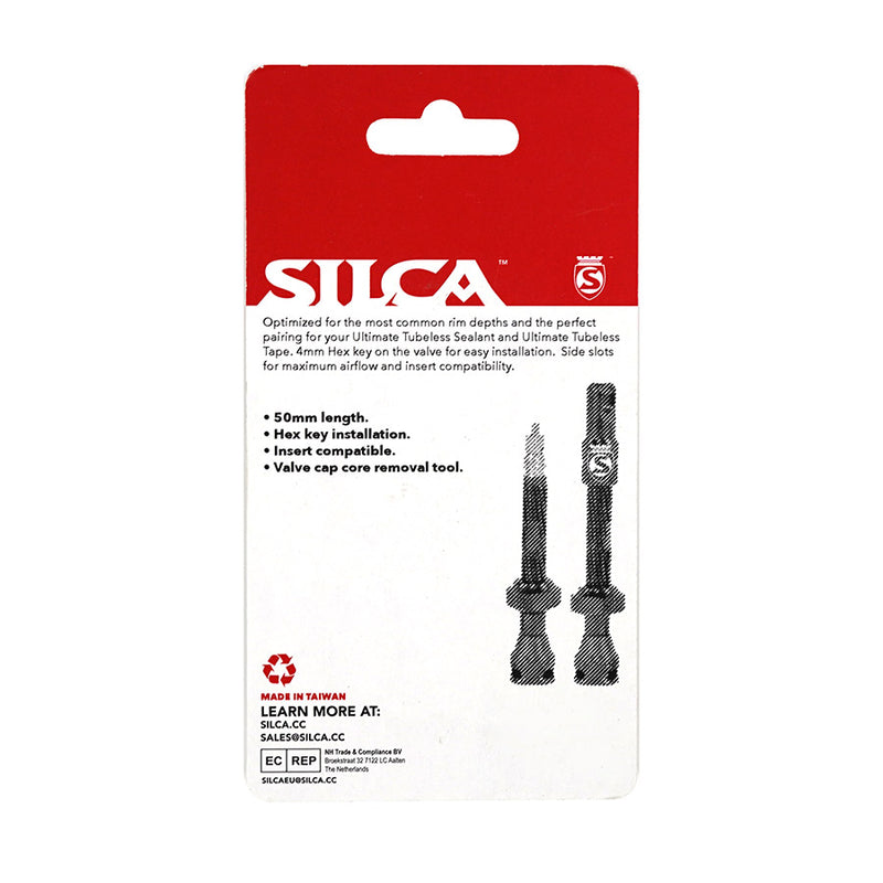 Load image into Gallery viewer, Silca Ultimate Tubeless Valve, Presta, 50mm
