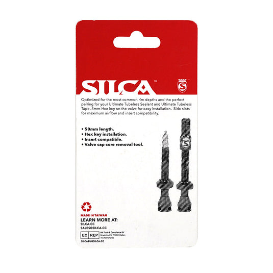 Silca Ultimate Tubeless Valve, Presta, 50mm