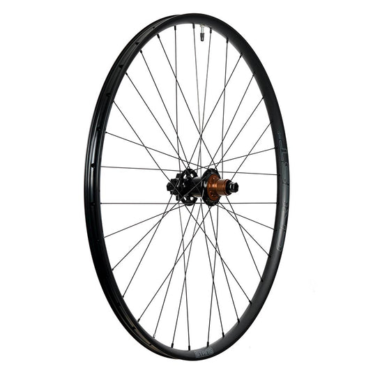 Stans No Tubes Crest MK4 Wheel, Rear, 27.5'' / 584, Holes: 32, 12mm TA, 148mm, Disc IS 6-bolt, Shimano Micro Spline