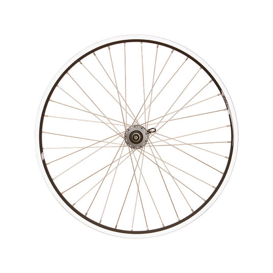 Wheel Shop Evo Tour 19 Black Wheel, Front, 26'' / 559, Holes: 36, QR, 100mm, Rim and Disc IS 6-bolt