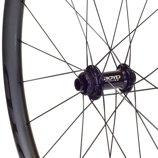 Boyd Cycling Jocassee Wheel Front, 700C / 622, Holes: 24, 12mm TA, 100mm, Disc