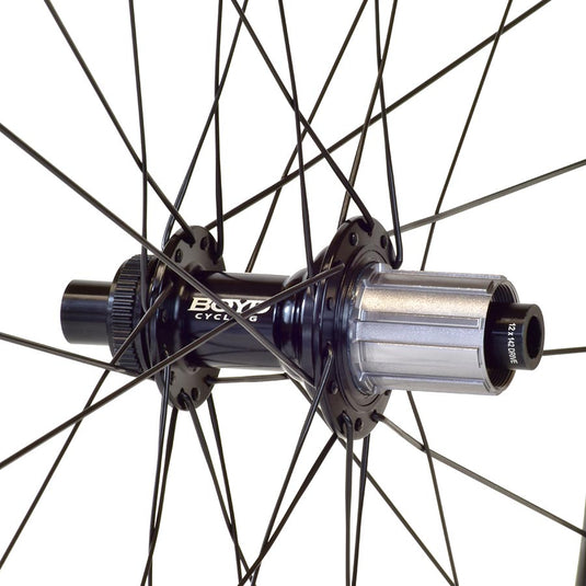Boyd Cycling Jocassee Wheel Rear, 700C / 622, Holes: 28, 12mm TA, 142mm, Disc, Shimano HG 11
