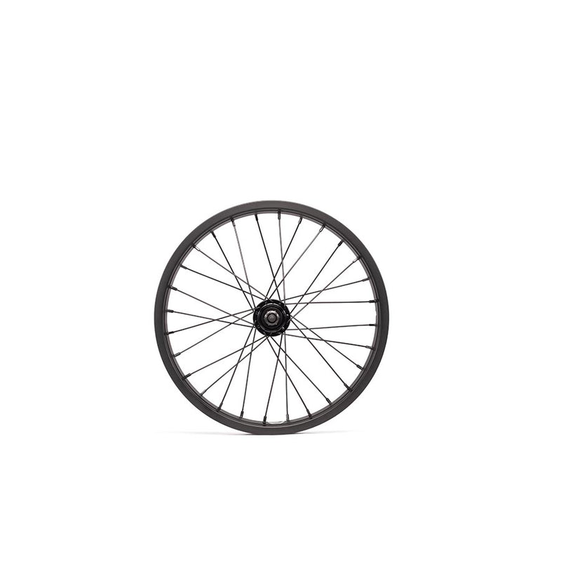Load image into Gallery viewer, Salt Rookie Alloy Front Wheel 16in 3/8inx100mm Rim Brake Black Clincher 28H

