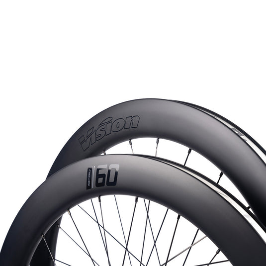 Vision SC 60 SL DISC Wheel Front and Rear, 700C / 622, Holes: F: 21, R: 24, F: TA 12mm, R: X 12mm, F: 100, R: 142, Disc