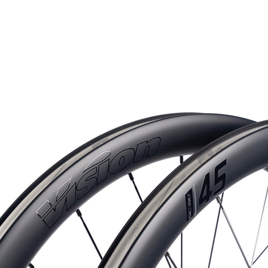 Vision SC 45 SL DISC Wheel Front and Rear, 700C / 622, Holes: F: 21, R: 24, F: TA 12mm, R: X 12mm, F: 100, R: 142, Disc