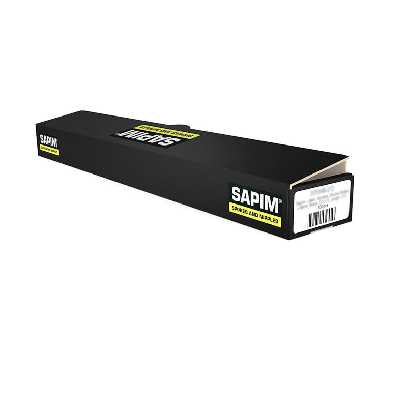 Load image into Gallery viewer, Sapim Race Spokes Double Butted J-Bend, Black, 2.0/1.8, Length: 254, 100pcs
