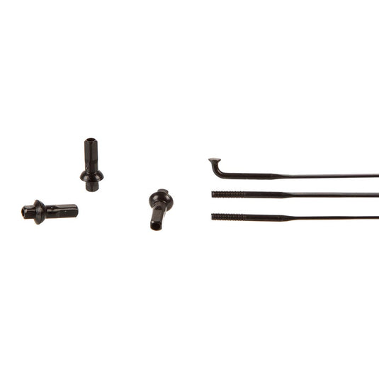 Zipp CX-Ray J-Bend Black Spokes, Sapim CX-Ray, Black, Length: 297, 3pcs