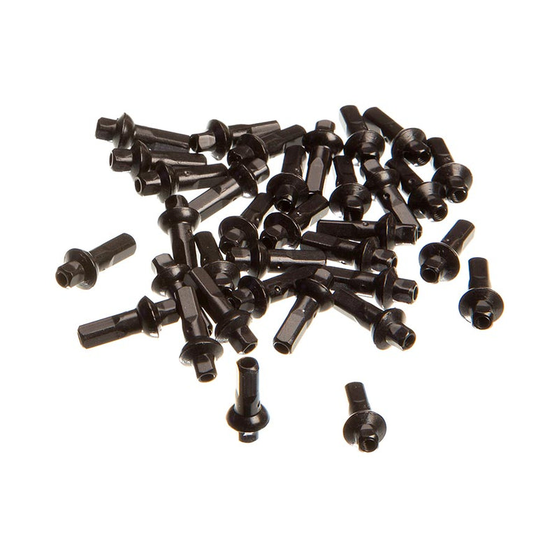 Load image into Gallery viewer, Zipp Sapim Double Square Nipples, Length: 16mm, Black, 34pcs
