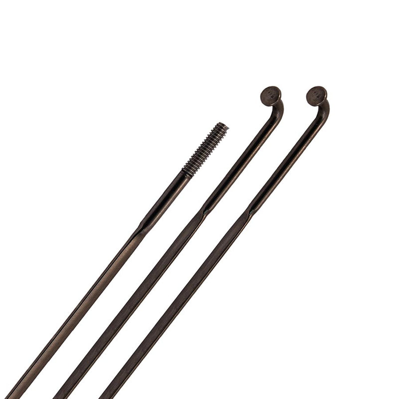 Load image into Gallery viewer, Zipp CX-Ray Black J-Bend TCS Spokes, CX-Ray J-Bend, Black, Length: 256, 3pcs
