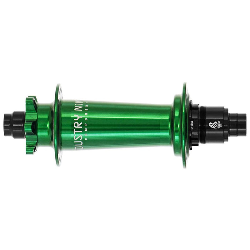 Load image into Gallery viewer, Industry Nine Hydra Classic Boost 6B, Disc Hub, Rear, 32H, 12mm TA, 148mm, SRAM XD, Green
